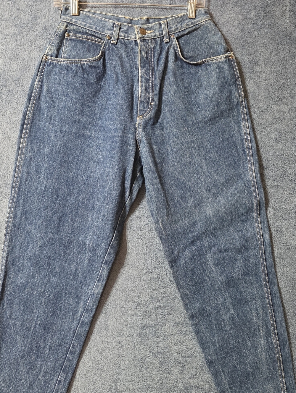 Vintage Gitano Jeans Women's 12 Short Proportionately Sized Blue 80s Mom Tapered - Picture 4 of 10